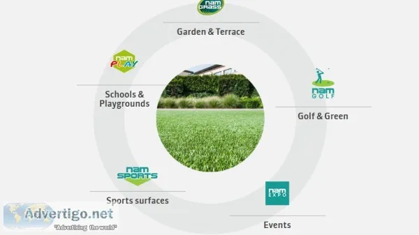 Artificial football grass