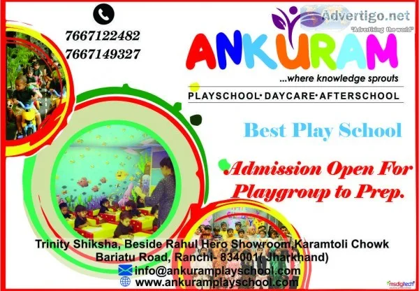 Best play school in ranchi