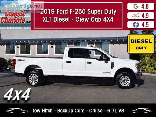 Used 2019 Ford F-250 Super Duty XLT 4X4 Diesel Crew Cab for Sale