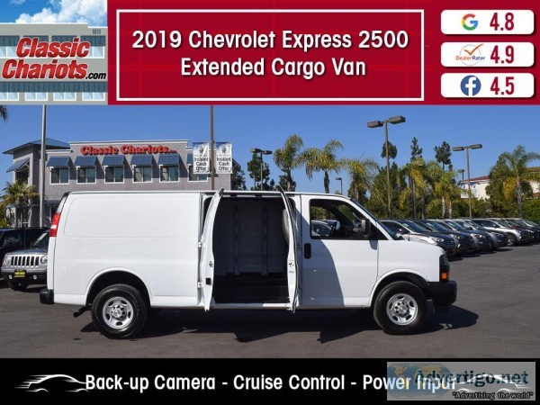 Used 2019 Chevrolet Express 2500 Extended Cargo Van for Sale in 