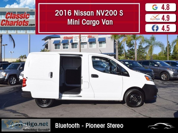 Used 2016 Nissan NV200 S Mini Cargo Van for Sale in San Diego - 