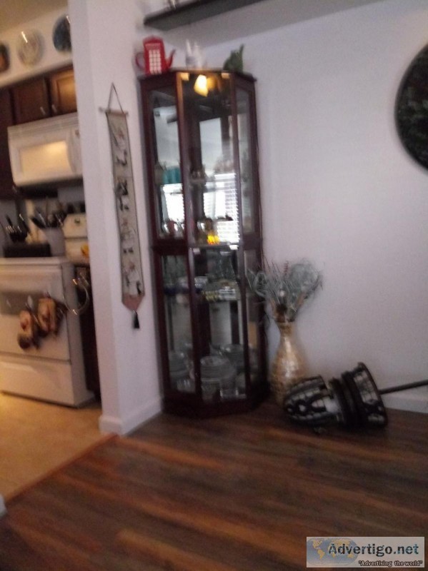 cornor curio cabinet