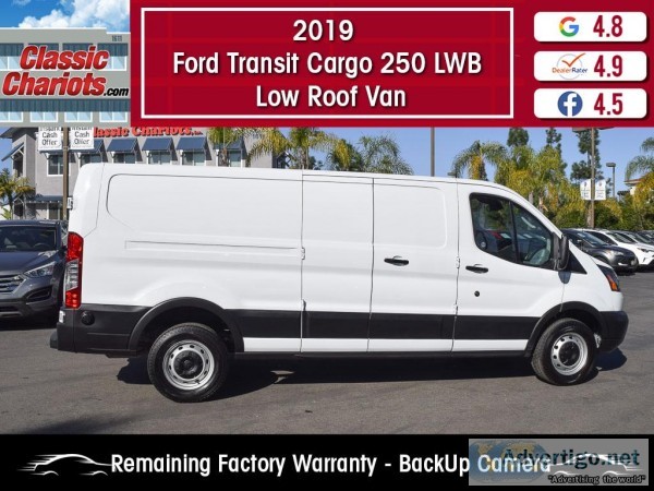 Used 2019 Ford Transit Cargo 250 LWB Low Roof Van for Sale in Sa