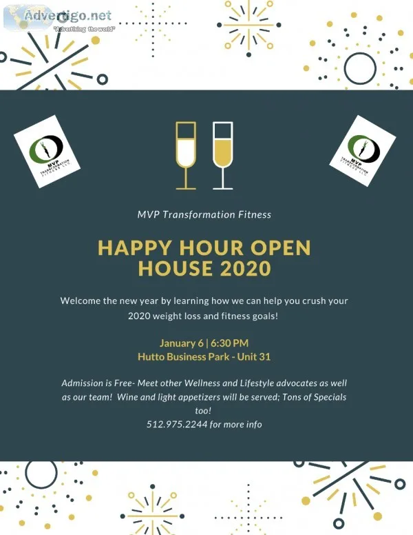 Happy Hour Open House Jan. 6th