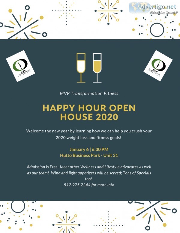 Free Happy Hour Open House Party Jan. 6th