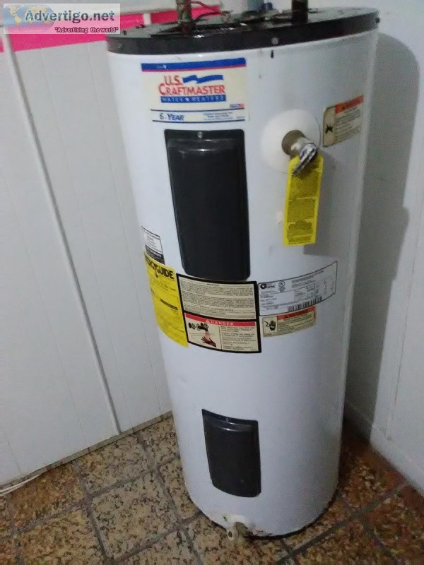 Natural gas water heater Thirty gallons