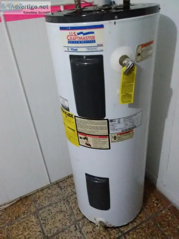Natural gas water heater Thirty gallons