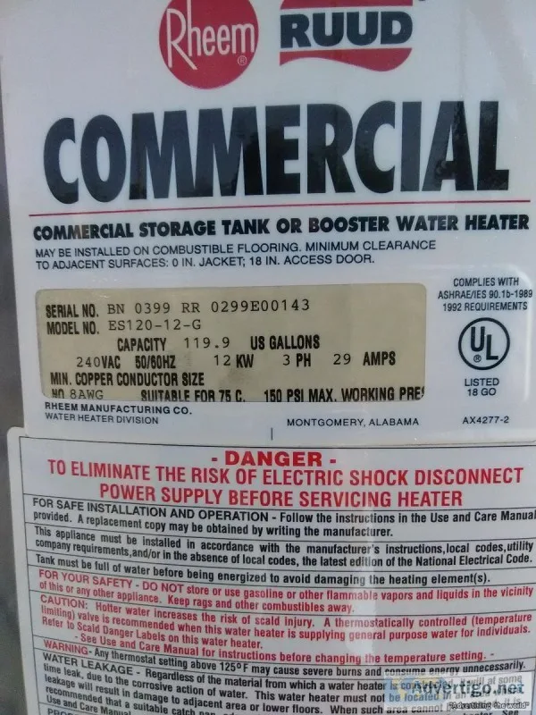 Electric water heater