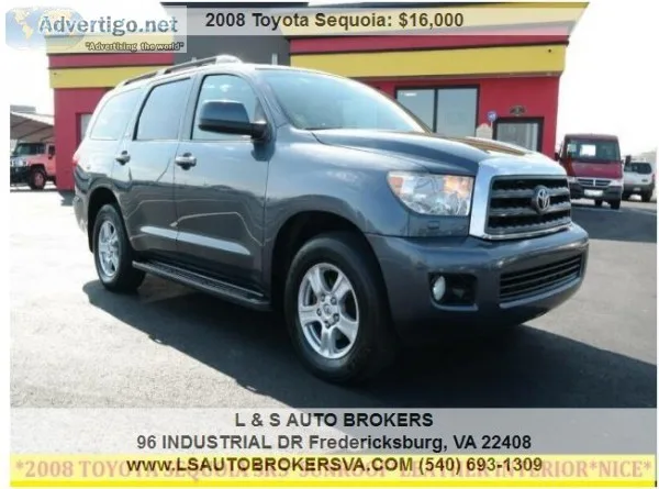 2008 TOYOTA SEQUOIA SR5SUNROOFLEATHE RNICE AND CLEAN