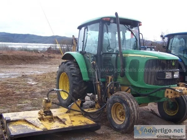 2004 John Deere 6415 Tractor wSide Arm Mower