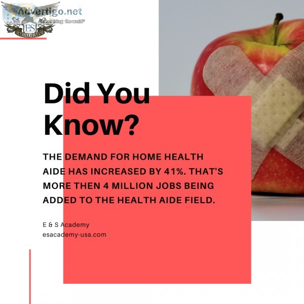 Jobs increasing &ndash Home Health Aide Classes