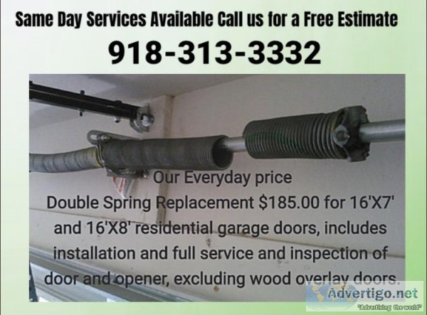 Garage door repair