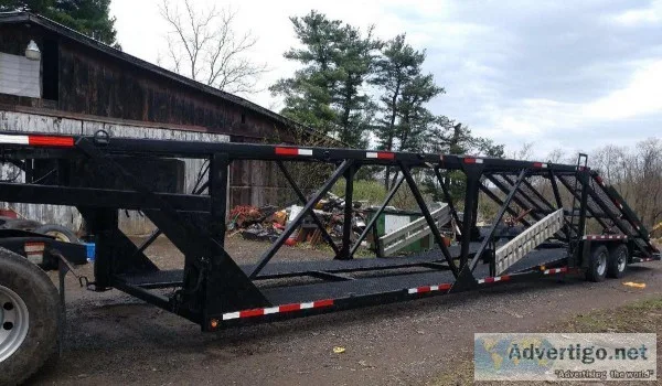  07 Kaufman 56 Pro Seies 2 axle car haul trailer