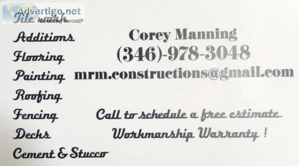 RMR construction