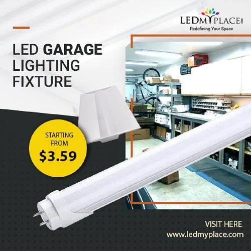 Lighten Up Your Garage Using LED Garage Lighting Fixtures