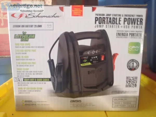 Schumacher Portable Battery Charger - CarTruck Jump Starter