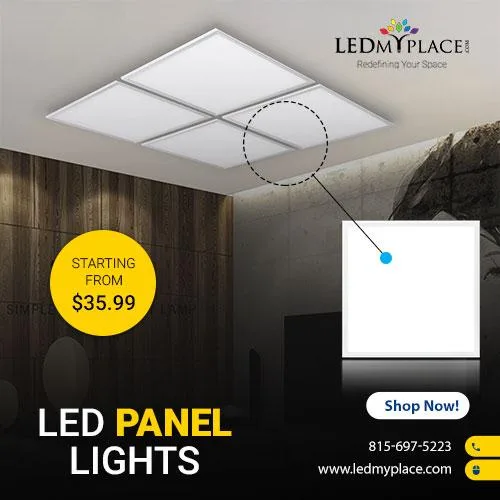Buy Energy-efficient LED Panel Lights From LEDMyplace