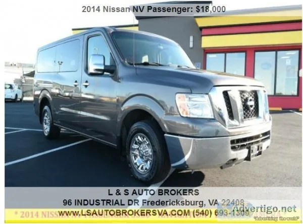 2014 NISSAN NV PASSENGER 3500NAVIGATIONBA CKUP CAMERANICE and CL