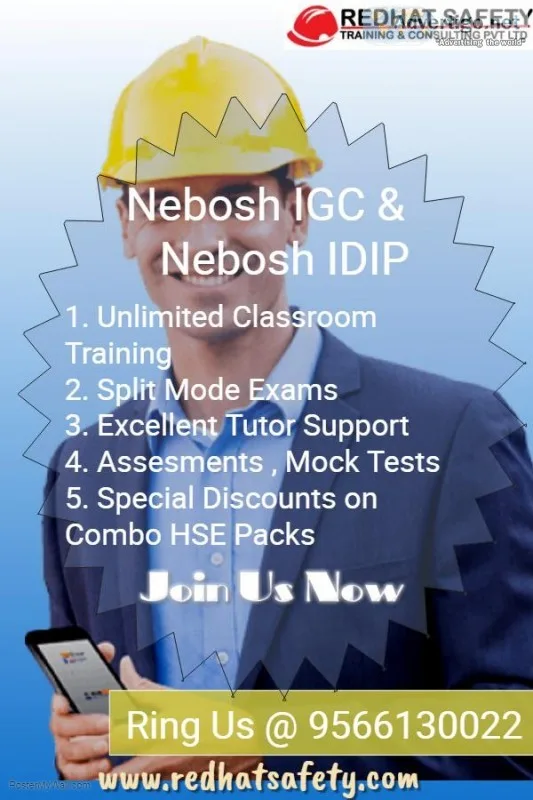 Nebosh and IOSH course in chennai  NEBOSH IGC