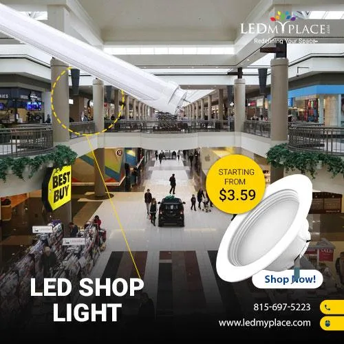 Brighten Up Your Shop With LED Shop Light Fixtures