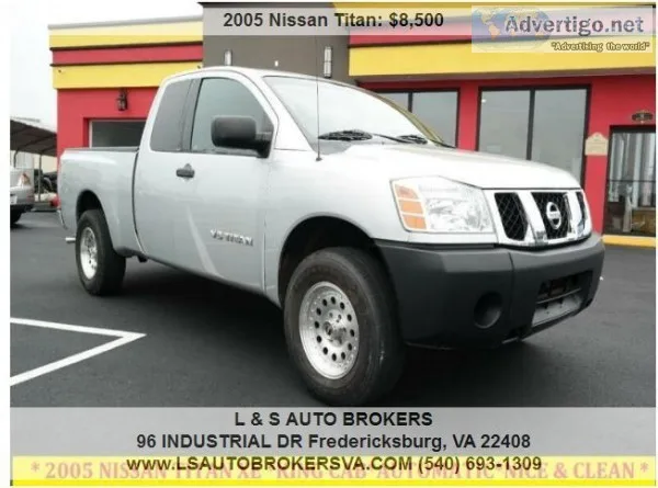 2005 NISSAN TITAN XEKING CABAUTOMATICNICE and CLEAN