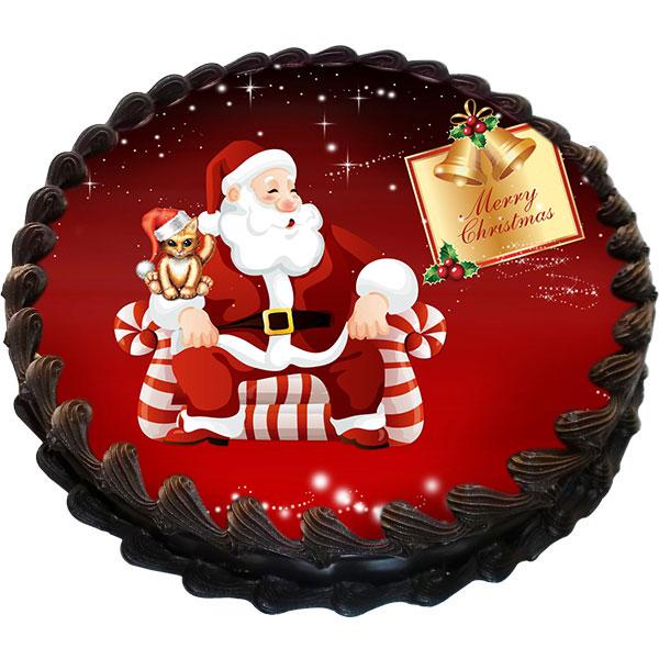 Send Christmas Photo Cakes to Hyderabad