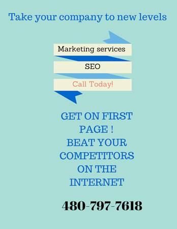 Marketing  First page Internet