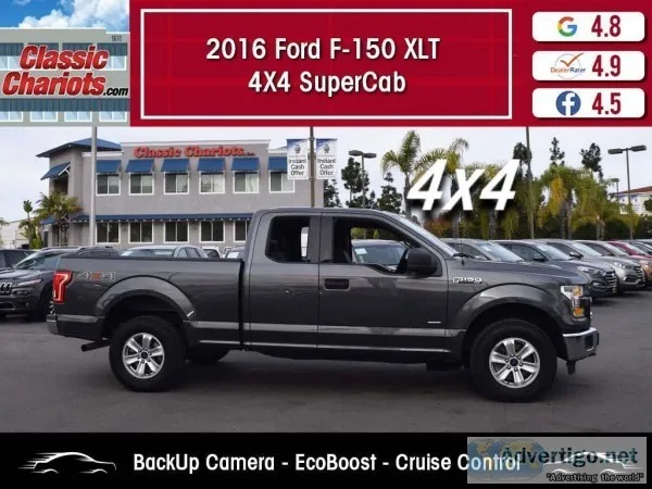 Used 2016 Ford F-150 XLT 4X4 SuperCab for Sale in San Diego - 21