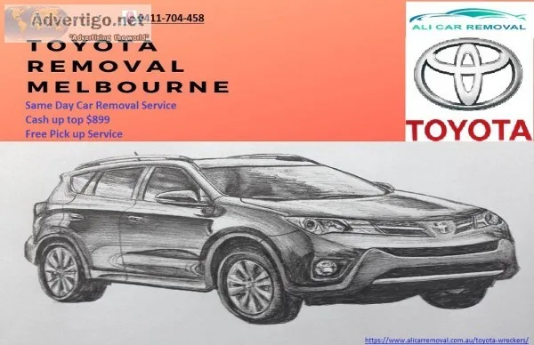 Get Your Scrap Toyota Removed at the Fastest Pace