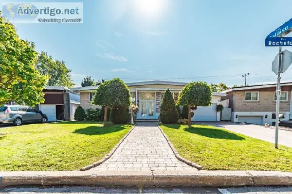 Superb house for sale Duvernay - Laval - Turnkey bungalow