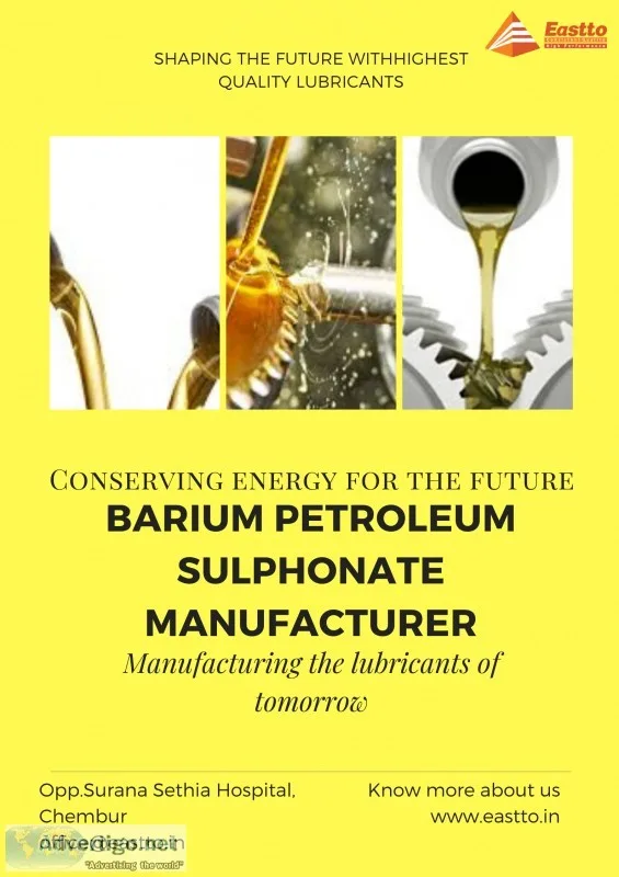 Barium petroleum sulphonate manufacturer