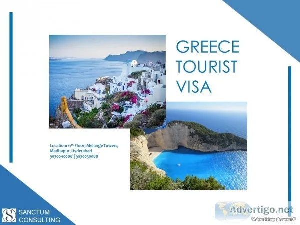 Apply for Greece Tourist Visa with Sanctum Consulting