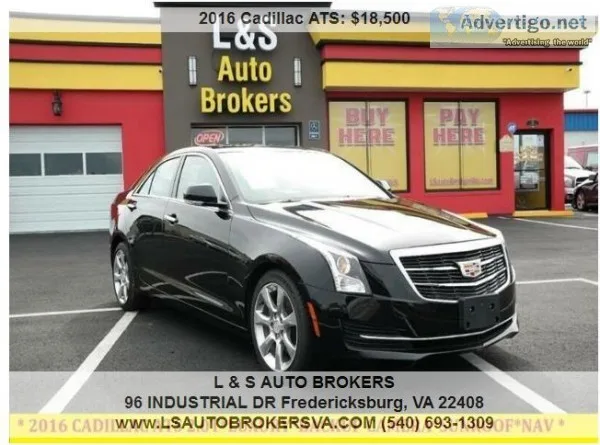 2016 CADILLAC ATSLUXURY SEDANBACKUP CAMERANAVIGATION SUNROOF