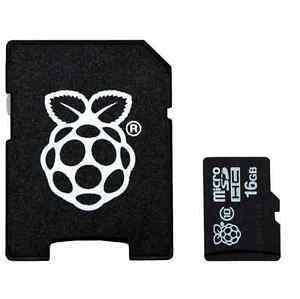 16GB MICROSD CARD WITH NOOBS FOR RASPBERRY PI 3 MODEL B