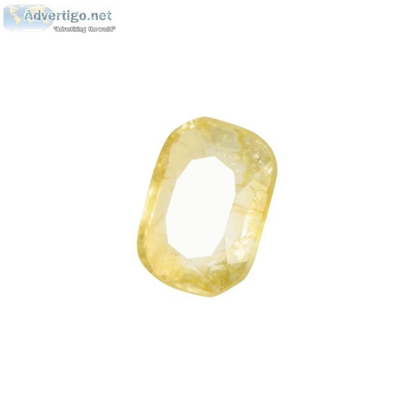 Buy 7 Carat Loss Gemstone Golden Topaz Online at Low Price729003