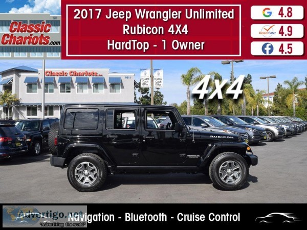 Used 2017 Jeep Wrangler Unlimited Rubicon 4X4 for Sale in San Di