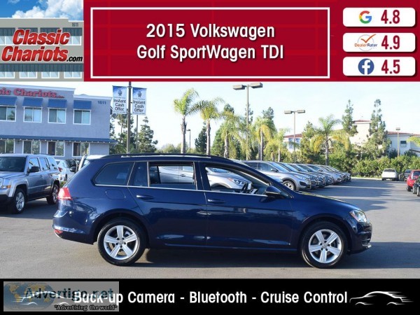 Used2015 Volkswagen Golf SportWagen TDI S for Sale in San Diego 