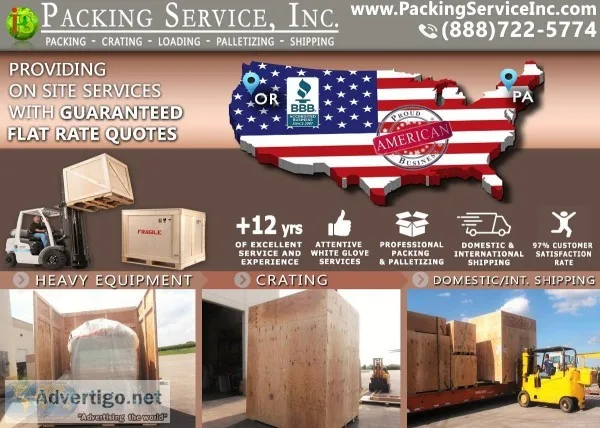 Packing Service Inc Detroit MI - Wooden Shipping Crates  Palleti