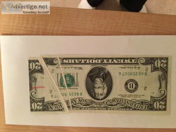 Misprinted paper money