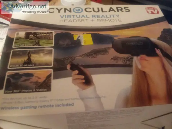Virtual reality headset and remote