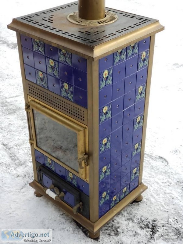 wood stove ITALIAN TILE new
