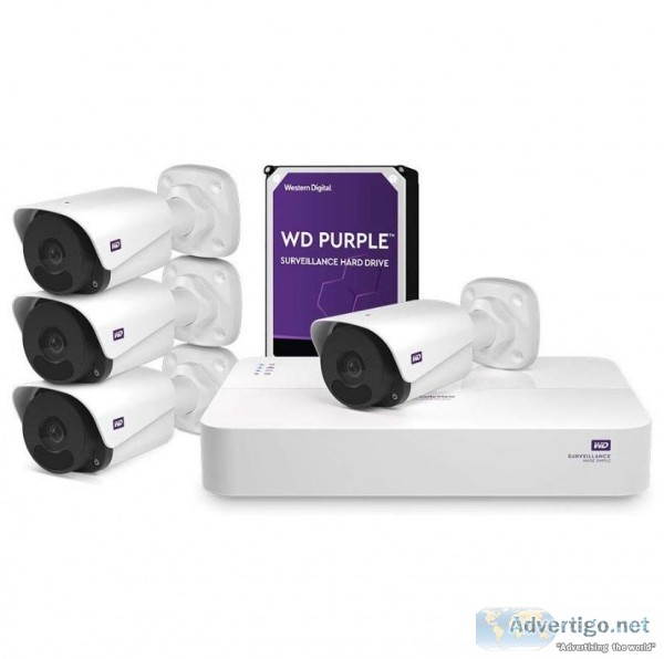 4 Security Cameras Installed in Home or Business 399