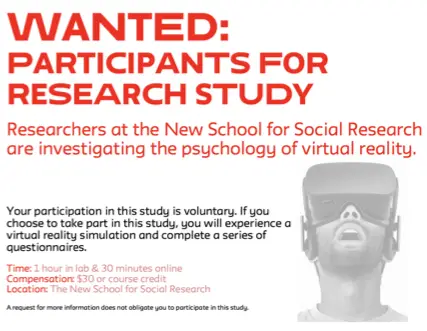 WANTED Participants for research study