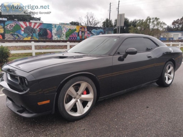 2010 DODGE CHALLENGER SRT-8  BLACK on BLACK  6-Speed 