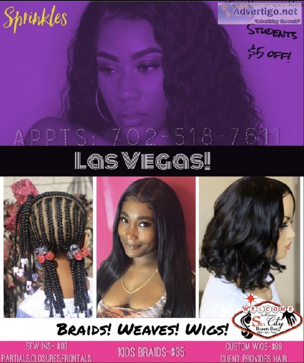Sew in Weaves Braids Wigs