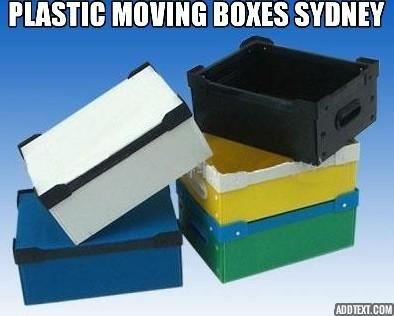 Plastic packing boxes for moving in Sydney by Koala Box