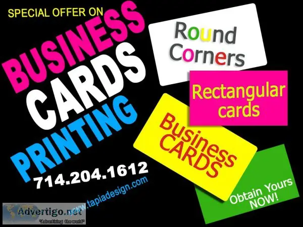 Business Cards Design and printing for Pet Services