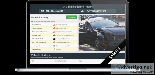 FREE VEHICLE HISTORY REPORT SEARCH