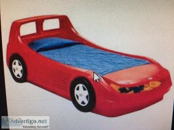 Red Race Car Bed