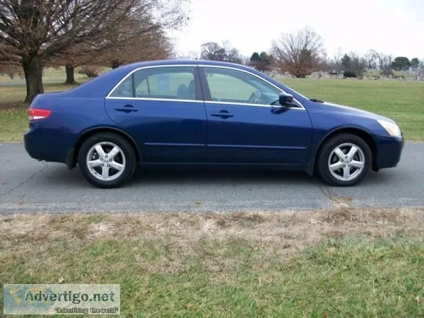 2004 Honda Accord Blue 66300 Miles